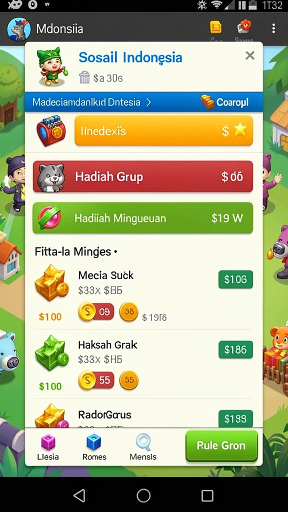 Mode multiplayer seru untuk bersaing dengan teman.