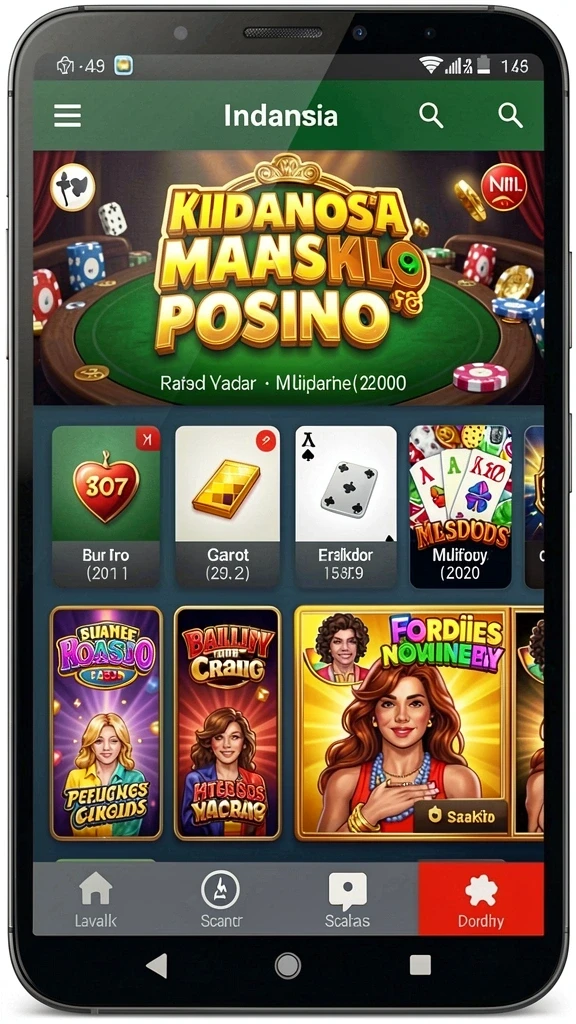 Tampilan awal yang menarik dan mudah dipahami.