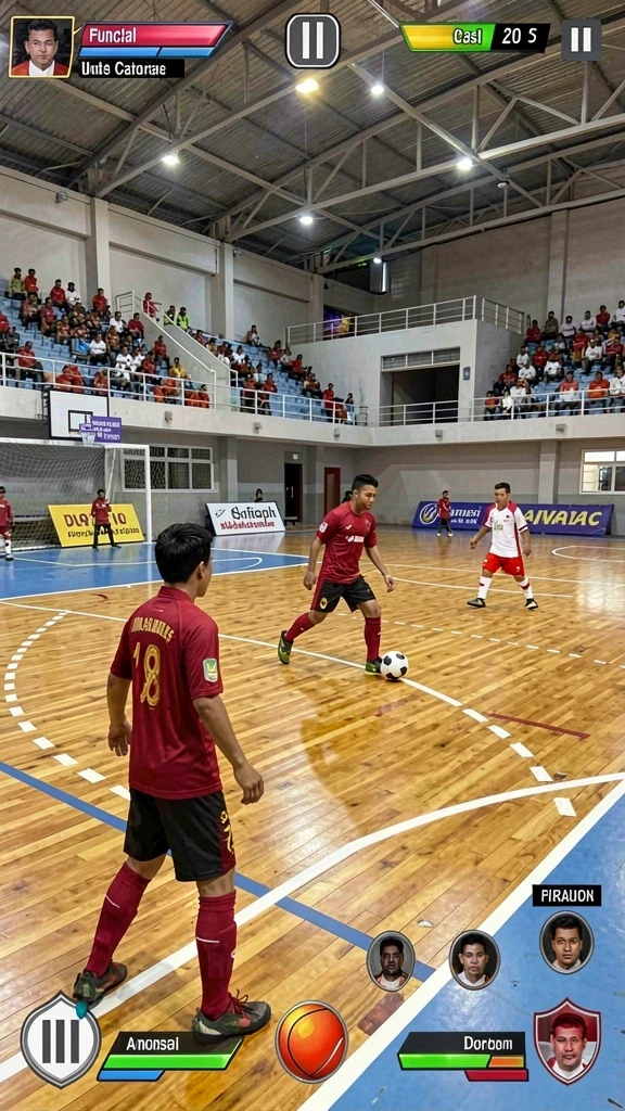 Tangkapan layar menampilkan karakter utama dalam aksi.