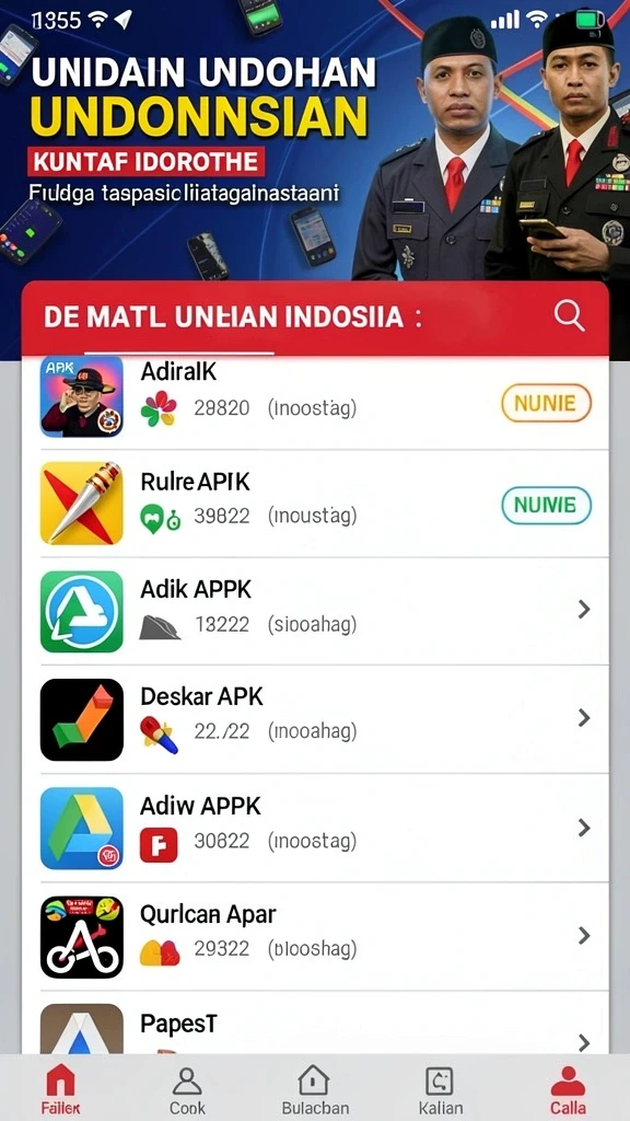 Tampilan antarmuka yang menarik dan mudah digunakan.