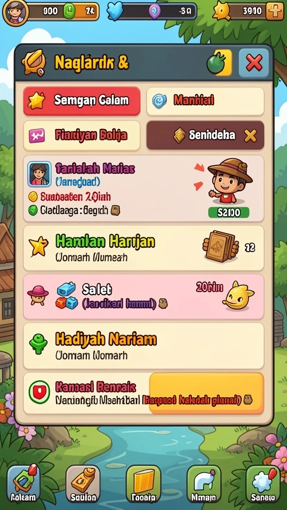 Tampilan antarmuka yang menarik dan mudah dinavigasi.