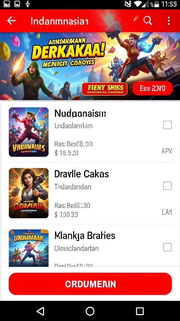 Gameplay yang seru dengan banyak tantangan.