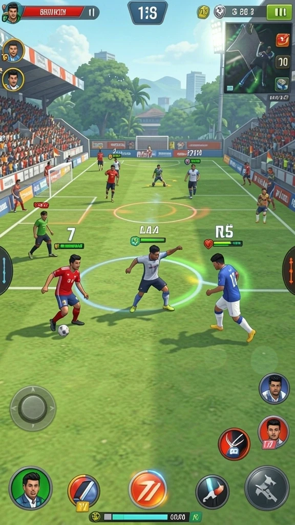 Tangkapan layar menunjukkan mode permainan multiplayer yang seru.