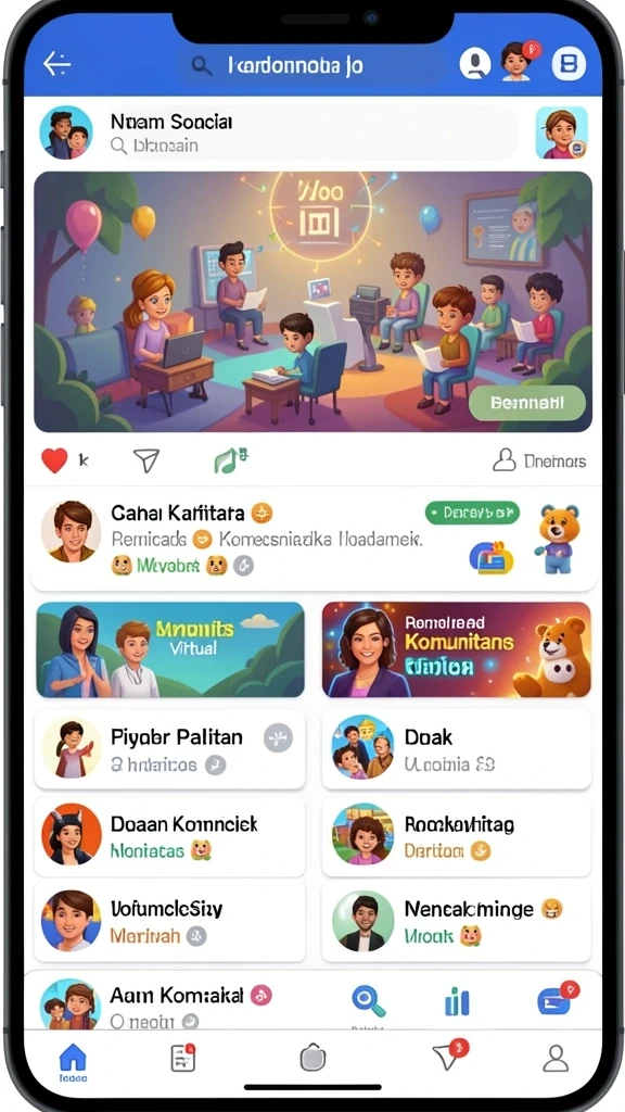 Tampilan grafis yang memukau dan penuh warna.