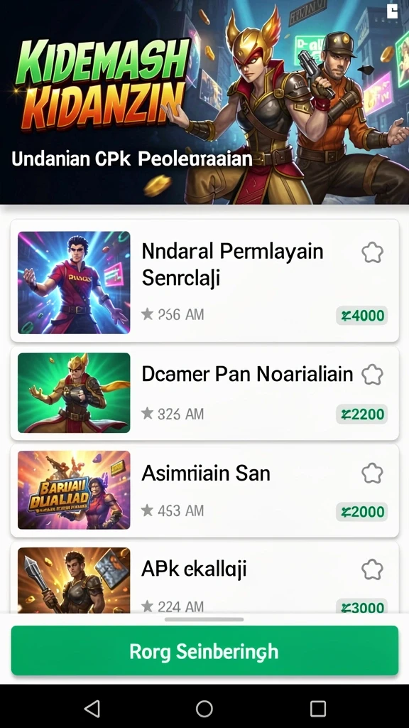 Tampilan antarmuka yang menarik dan user-friendly.