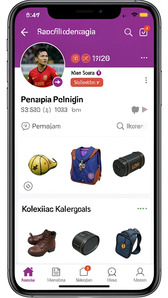 Fitur permainan yang beragam dan interaktif.