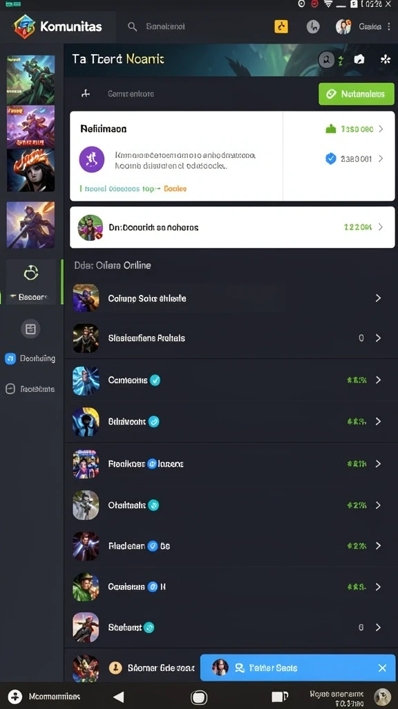Komunitas interaktif untuk berbagi tips.