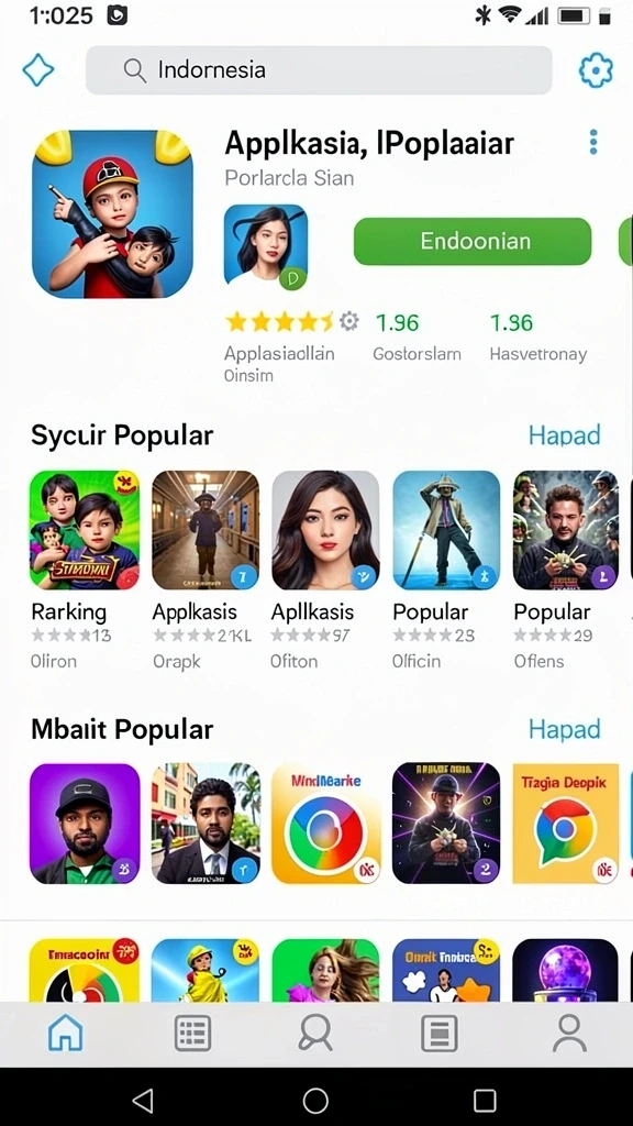 Tampilan antarmuka yang modern dan mudah digunakan.