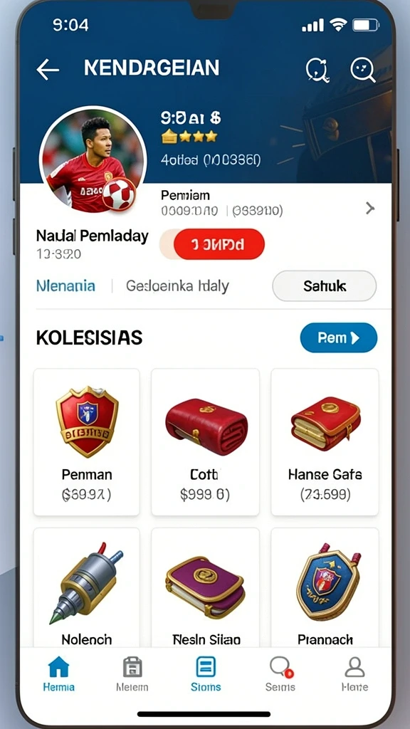 Tampilan awal yang menarik dengan opsi yang jelas.