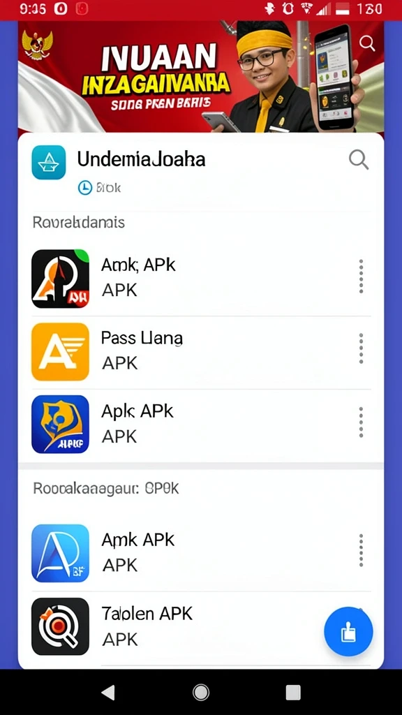 Tampilan awal permainan yang menarik dan intuitif.