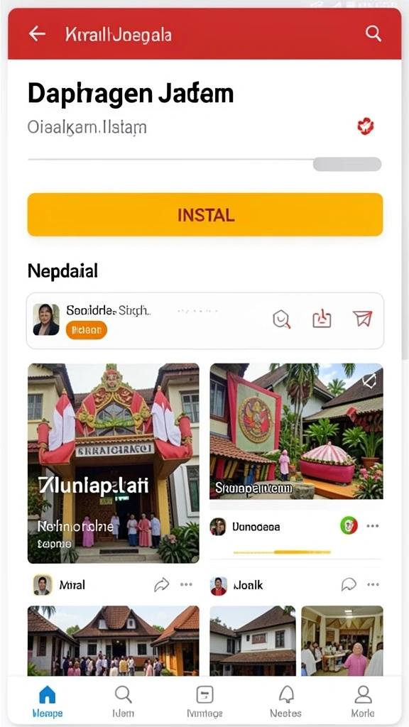 Ilustrasi level yang penuh warna dan penuh tantangan.