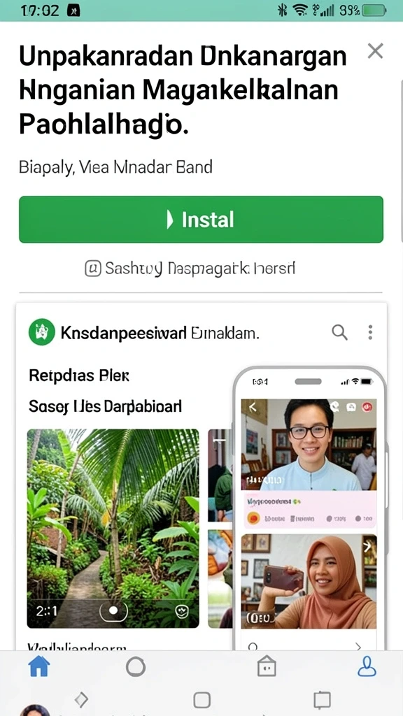Tampilan karakter utama yang penuh aksi.