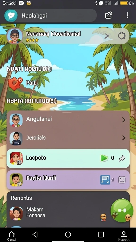 Tampilan antarmuka yang sederhana dan menarik.