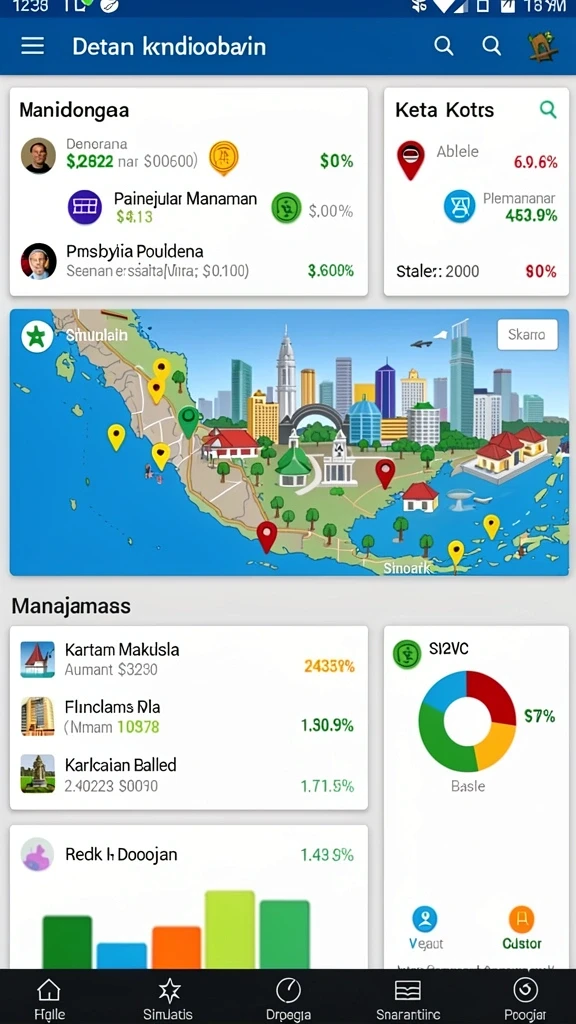 Tampilan halaman utama yang menarik dan mudah digunakan.