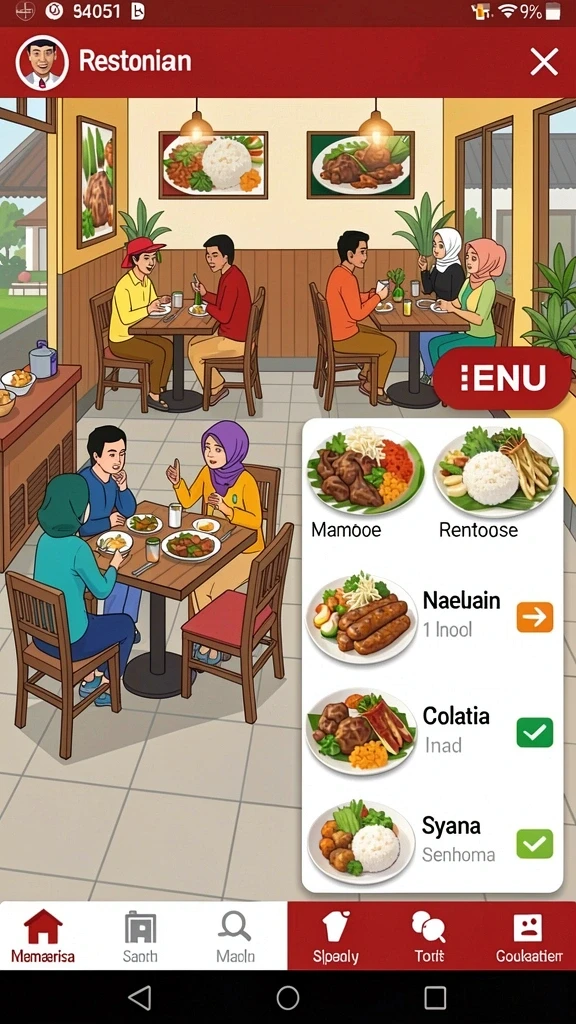 Fitur interaksi sosial yang membuat bermain lebih menyenangkan.