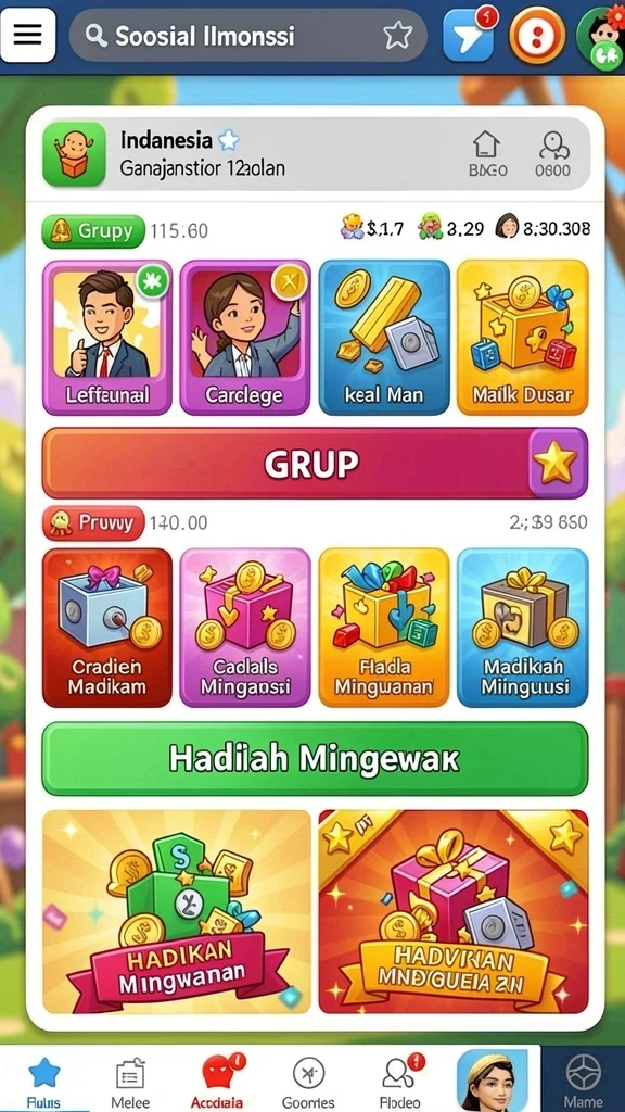 Ragam karakter unik dengan kemampuan spesial.