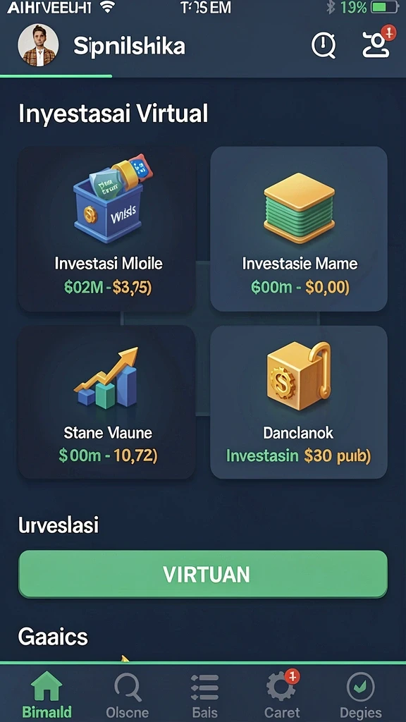 Tampilan antarmuka yang intuitif dan menarik.