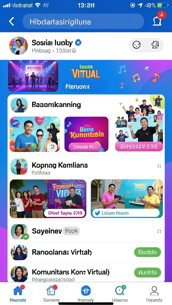 Pengguna bersama dalam komunitas RPRR yang aktif.