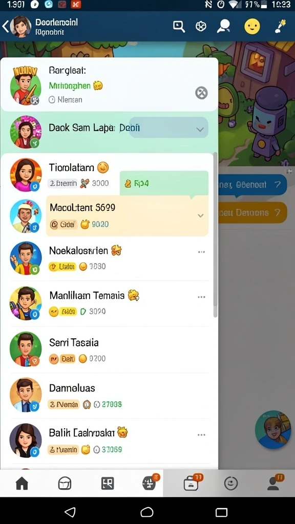 Tampilan grafis yang memukau dan penuh warna.