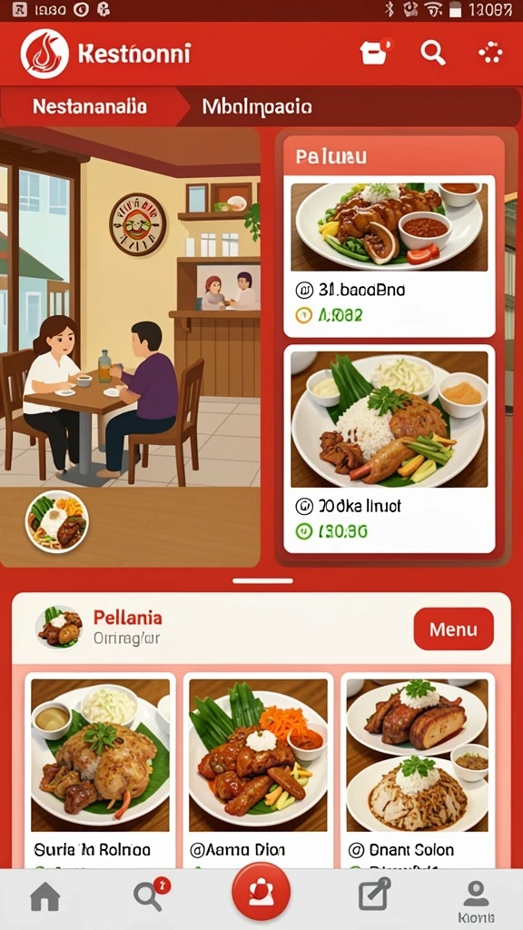 Tampilan antarmuka yang modern dan ramah pengguna.