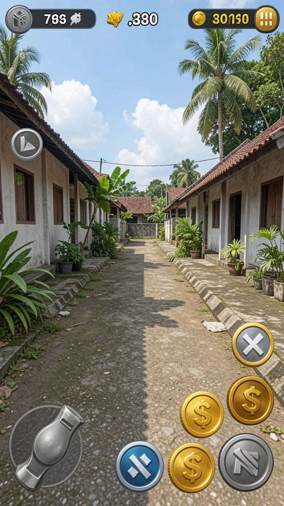 Screenshot menampilkan antarmuka permainan yang menarik.
