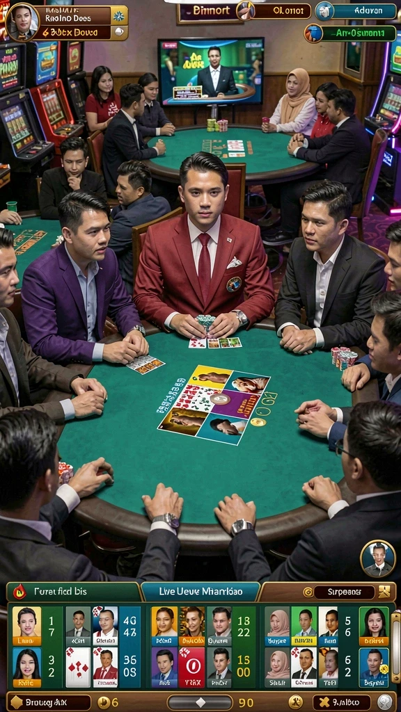 Gameplay dinamis yang menguji strategi pemain.