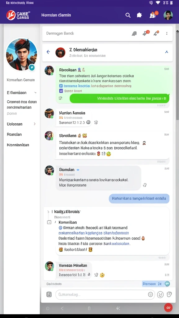 Antarmuka aplikasi yang bersih dan mudah dinavigasi.