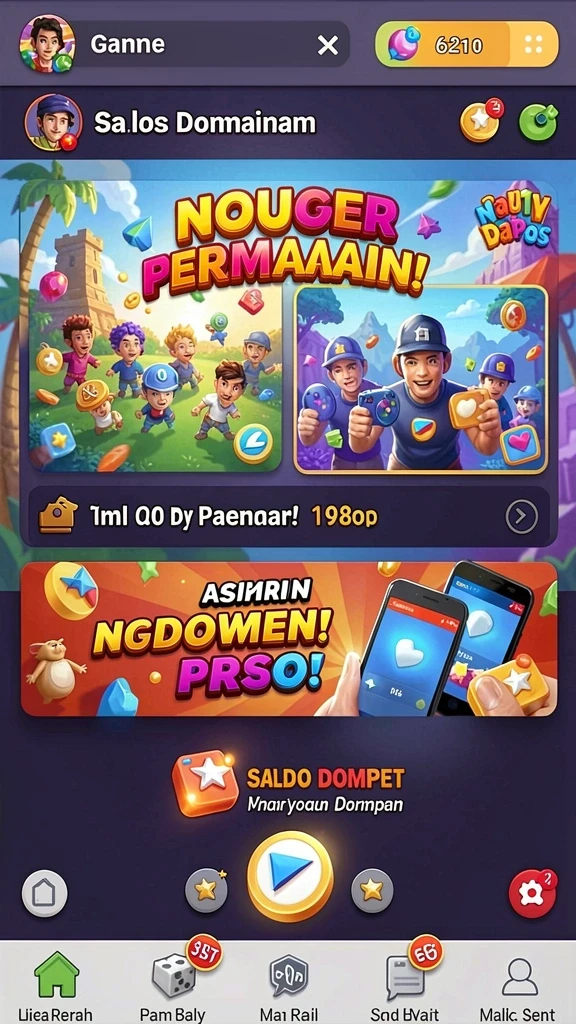 Fitur permainan yang beragam dan penuh tantangan.